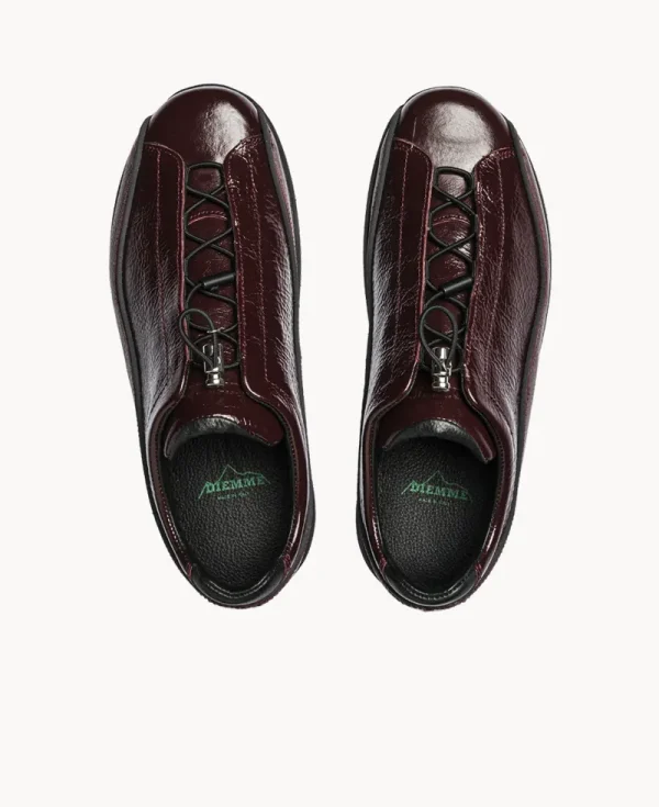 DIEMME - Licata Burgundy Crackled Leather