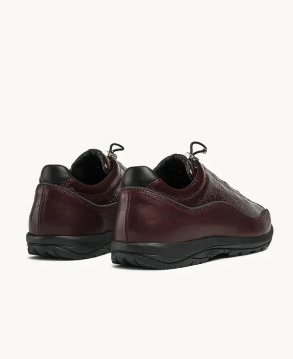 DIEMME - Licata Burgundy Crackled Leather