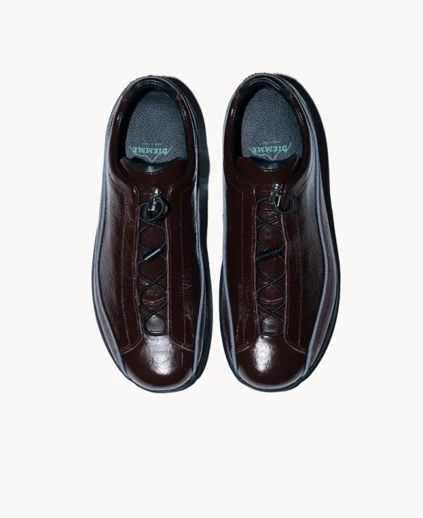 DIEMME - Licata Burgundy Crackled Leather