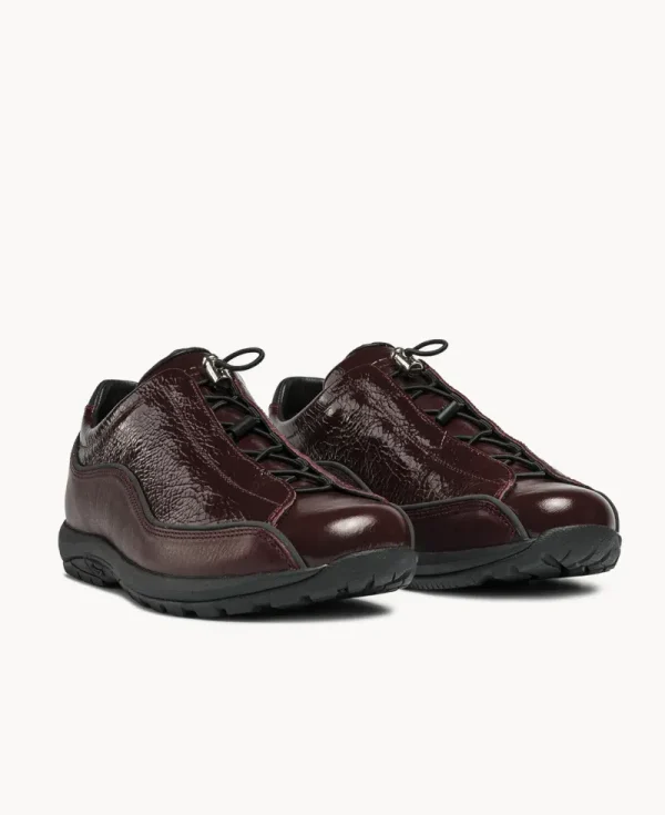 DIEMME - Licata Burgundy Crackled Leather
