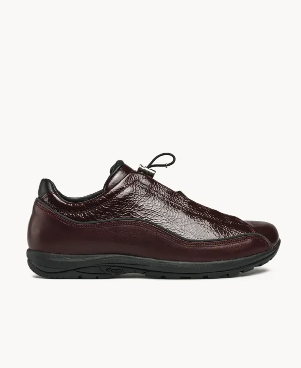 DIEMME - Licata Burgundy Crackled Leather