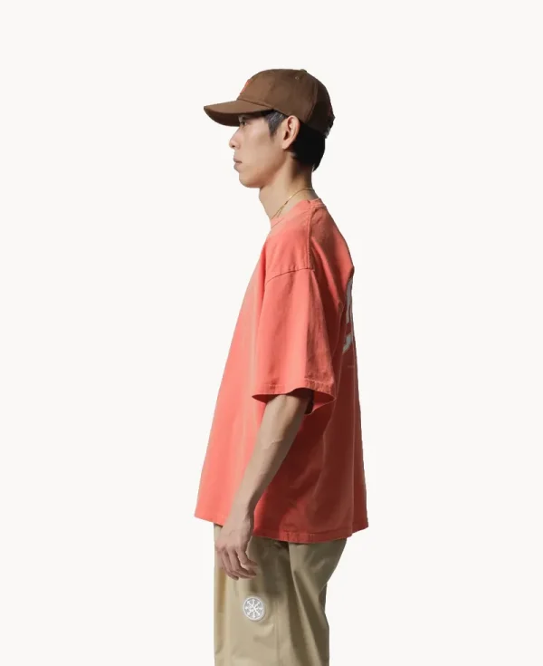 ECSTATIC RESEARCH Campus T-shirt – Orange
