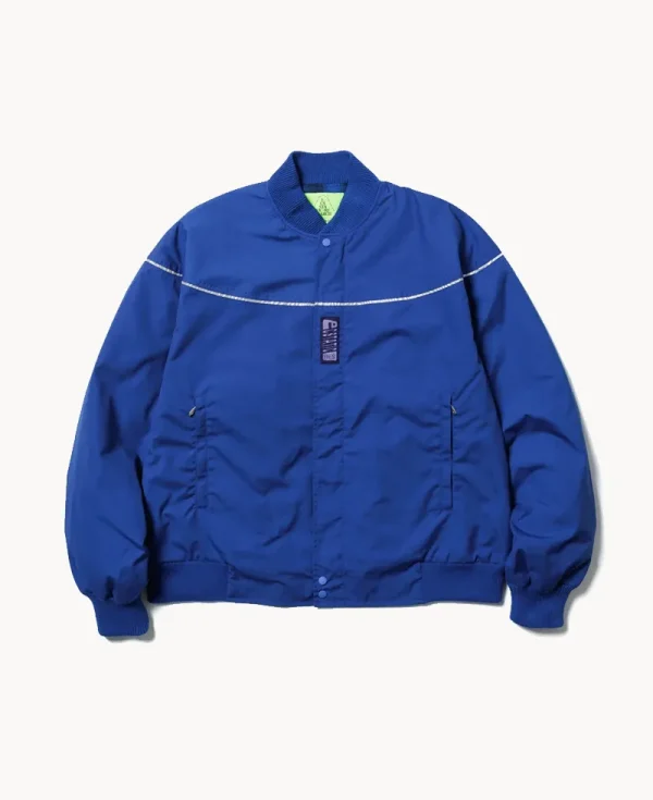 ECSTATIC RESEARCH Catalina Varsity Jacket – Royal
