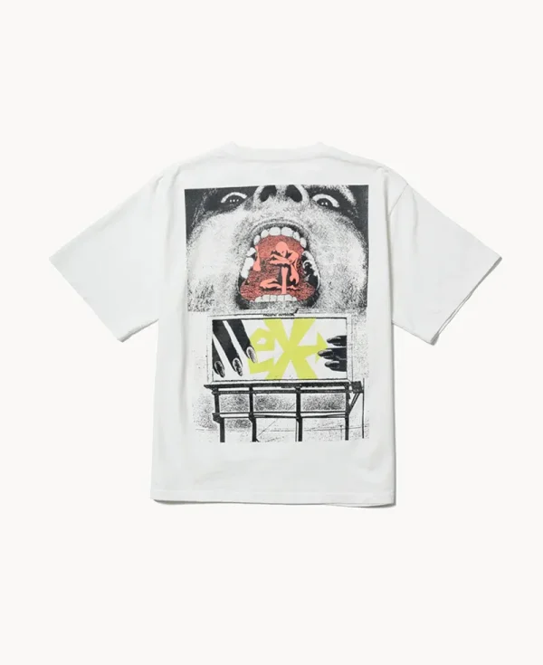 ECSTATIC RESEARCH Unluckey In Love T-shirt – White