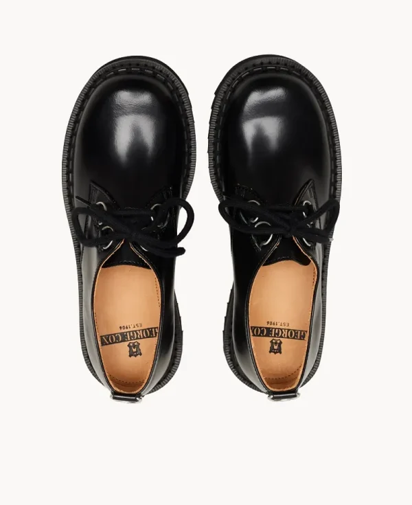 GEORGE COX YMC Bump-Toe Derby – Black