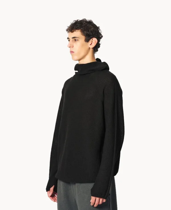 GOLDWIN 0 Perforated Wholegarment Knit Top – Black