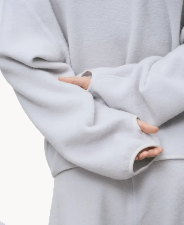 GOLDWIN 0 Wool Fleece Hoodie – Dark Lava