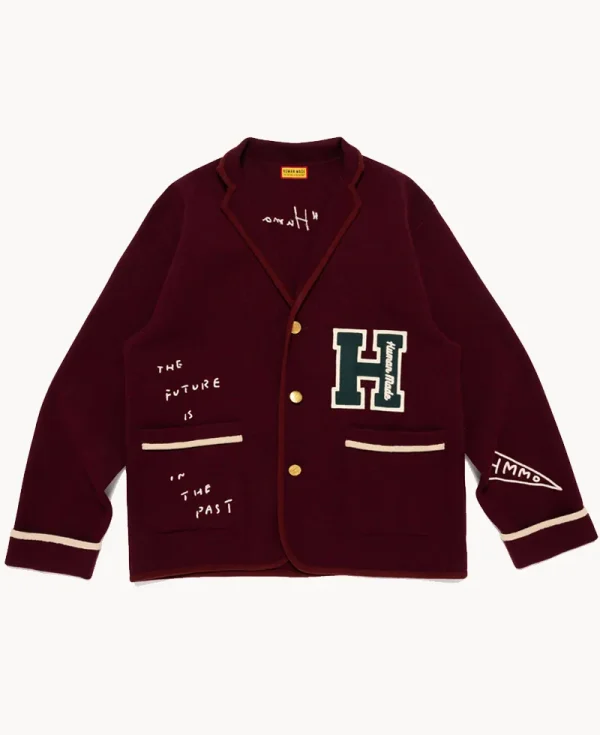 HUMAN MADE Knit Blazer – Burgundy