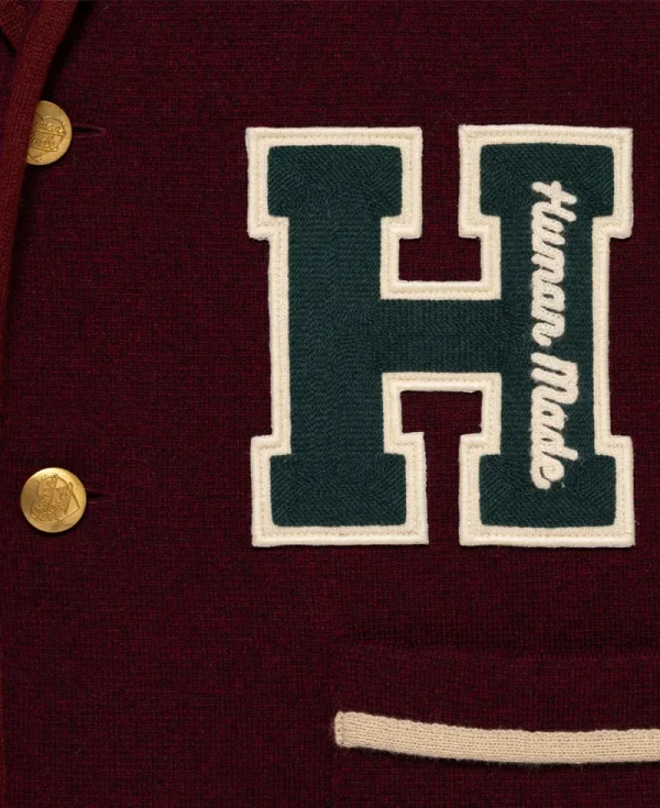 HUMAN MADE Knit Blazer – Burgundy