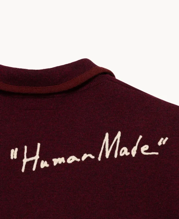 HUMAN MADE Knit Blazer – Burgundy