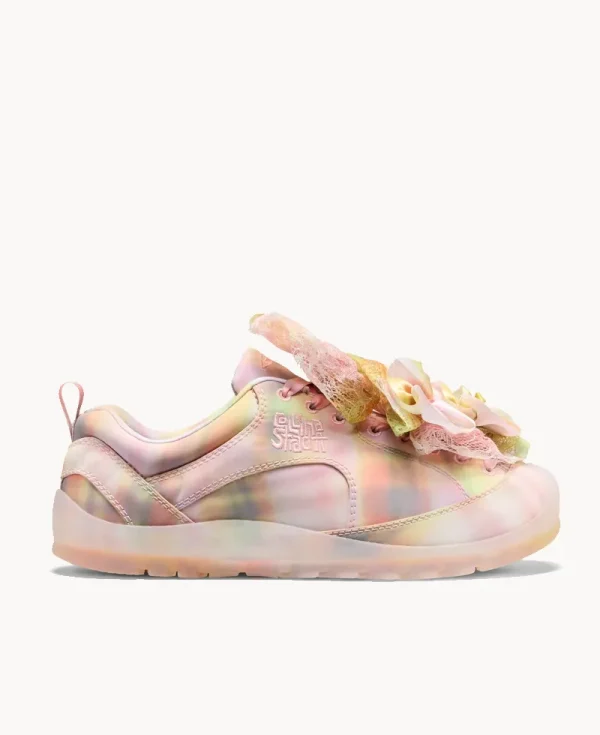KEEN Jasper Rocks SP Collina Strada Sneaker Strada Plaid Seashell Pink