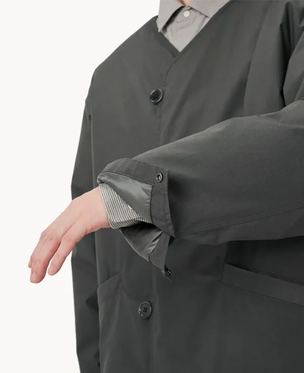 NANAMICA Down Cardigan Black