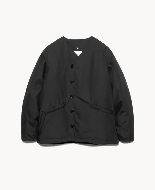NANAMICA Down Cardigan Black