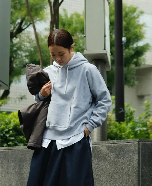 NANAMICA Hooded Sweatshirt Heather Gray