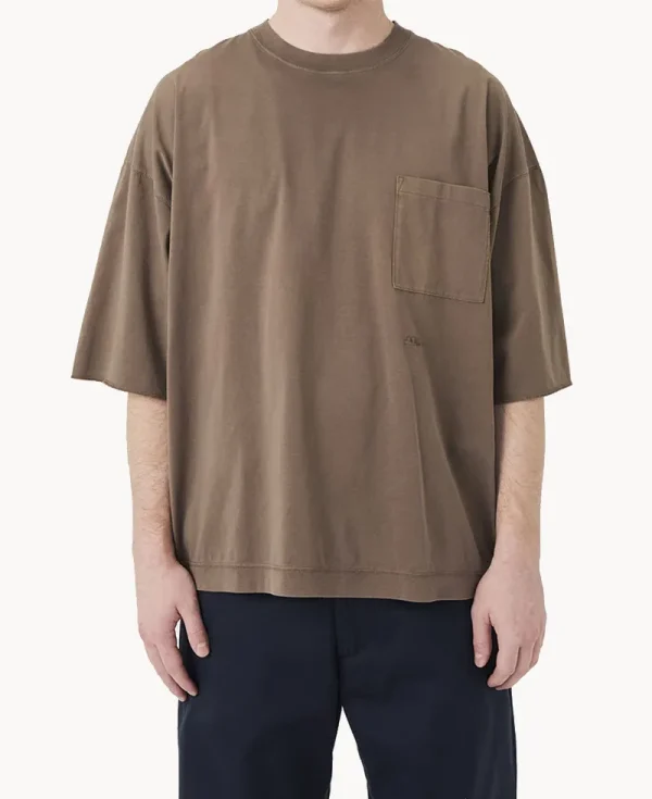 NANAMICA OOAL Pocket Tee Light Gray