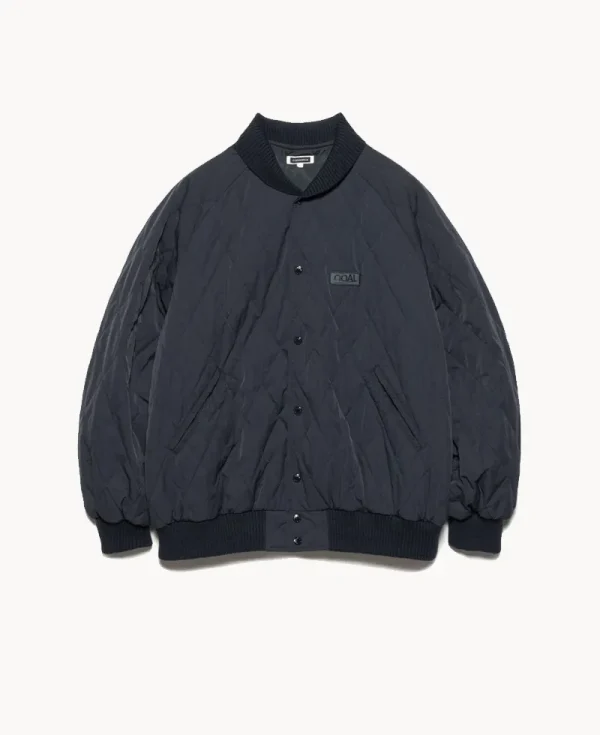 NANAMICA OOAL Quilting Varsity Jacket Dark Navy