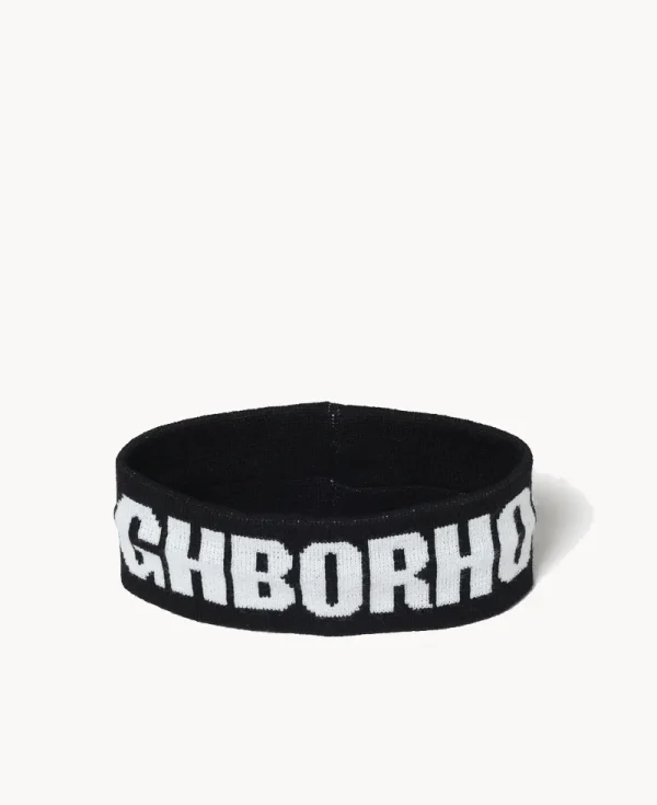 NEIGHBORHOOD Logo Hair Band – Black