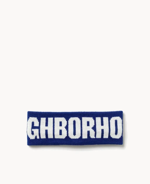 NEIGHBORHOOD Logo Hair Band – Blue