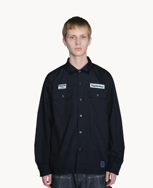 NEIGHBORHOOD NH x M&M. Classic Work LS Shirt – Gray