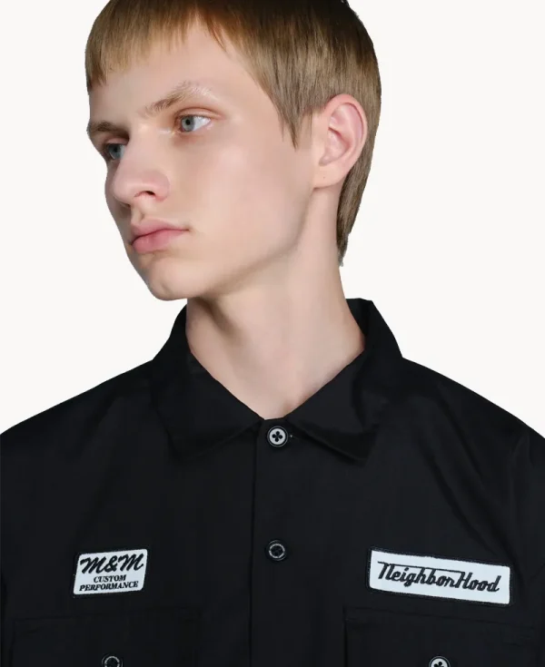 NEIGHBORHOOD NH x M&M. Classic Work LS Shirt – Gray