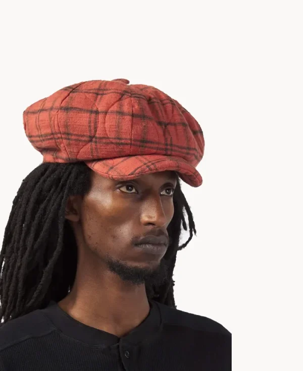 NICHOLAS DALEY Baker Boy – Burnt Red Rebel Plaid