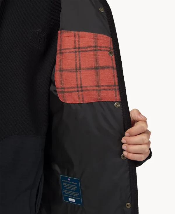 NICHOLAS DALEY LAVENHAM Riot Gilet – Burnt Red Rebel Plaid