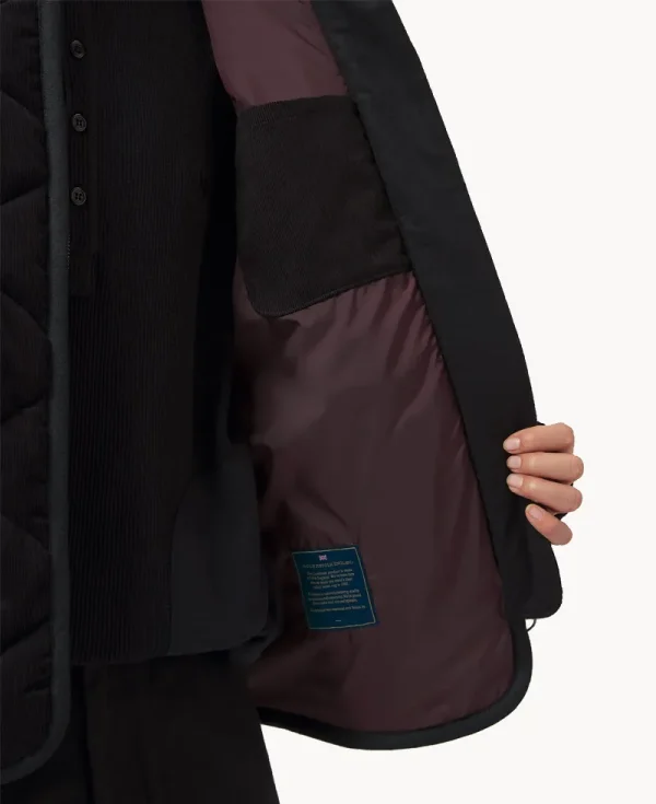 NICHOLAS DALEY LAVENHAM Riot Jacket – Black Wale Corduroy