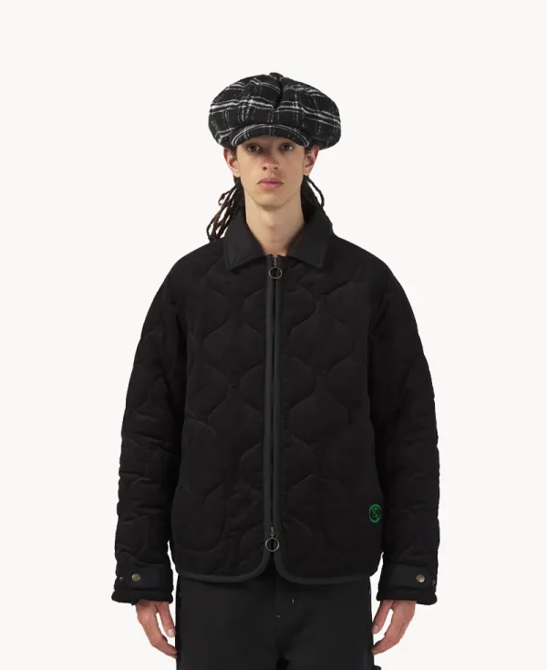 NICHOLAS DALEY LAVENHAM Riot Jacket – Black Wale Corduroy