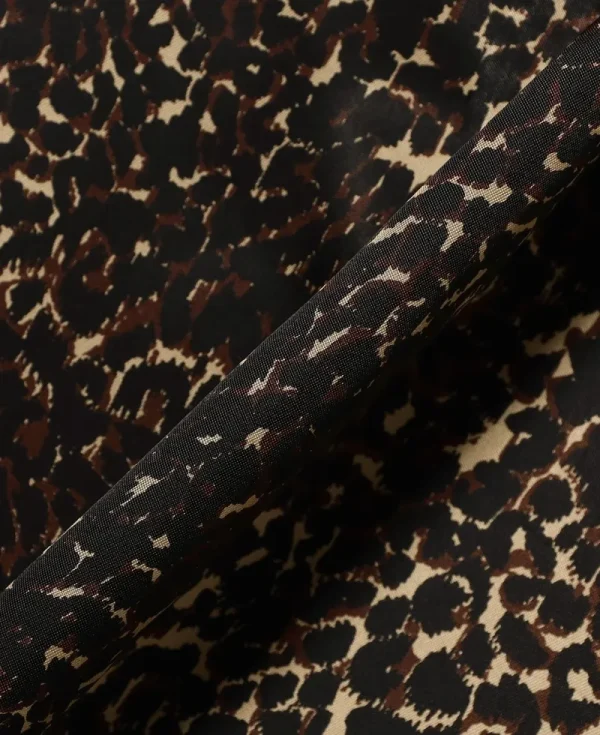NOMARHYTHM Leopard Slip Dress – Brown