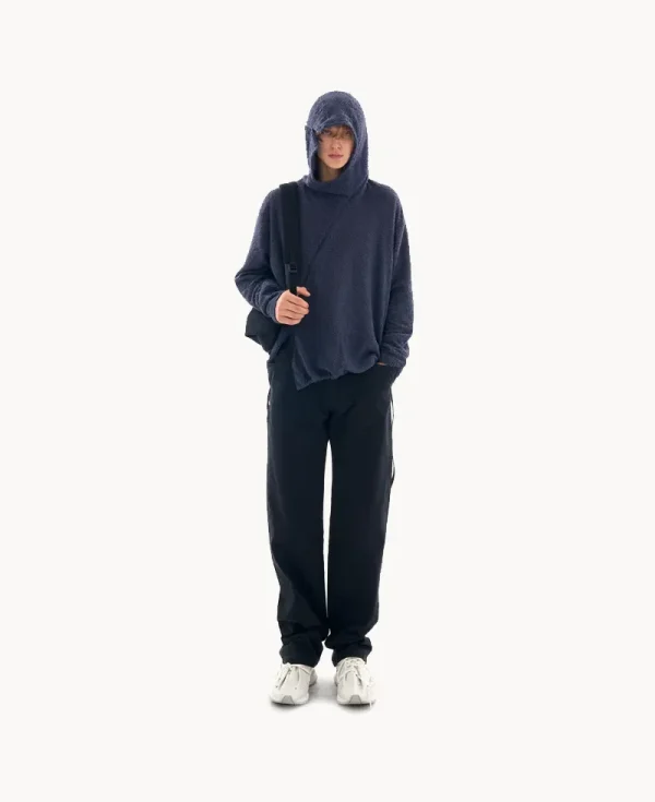 PAF Curved Fleece Hoodie (2026) – Navy