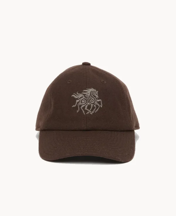 RANRA Cascade Wool Baseball Hat – Black Coffee