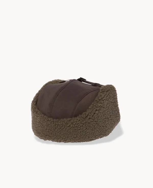 SNOW PEAK FR 2L Flight Cap – Dark Brown