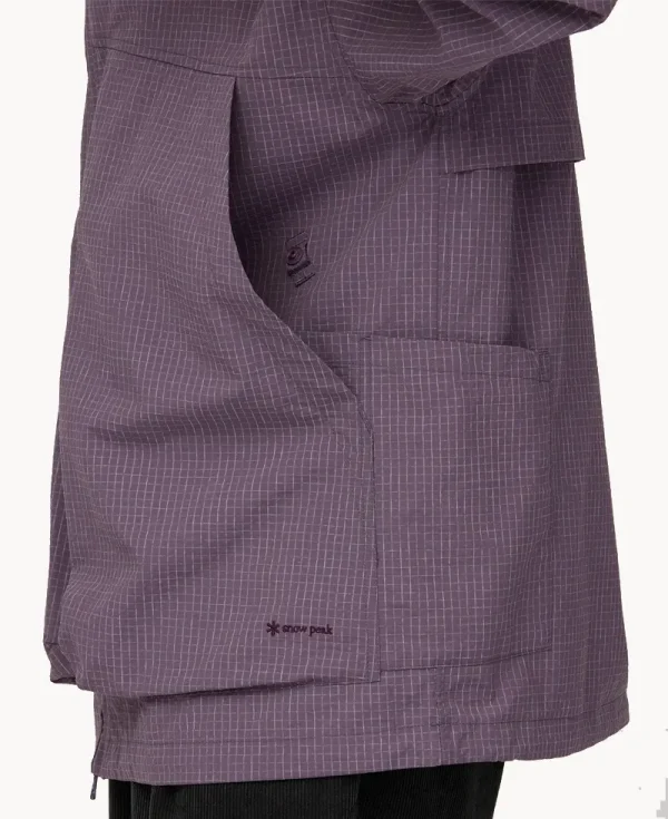 SNOW PEAK Kasuri Ripstop Jacket Dark Purple