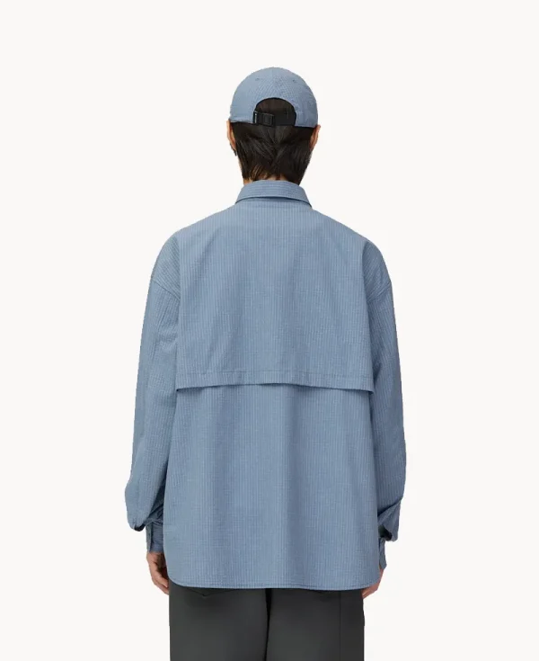 SNOW PEAK Kasuri Ripstop Shirt Black