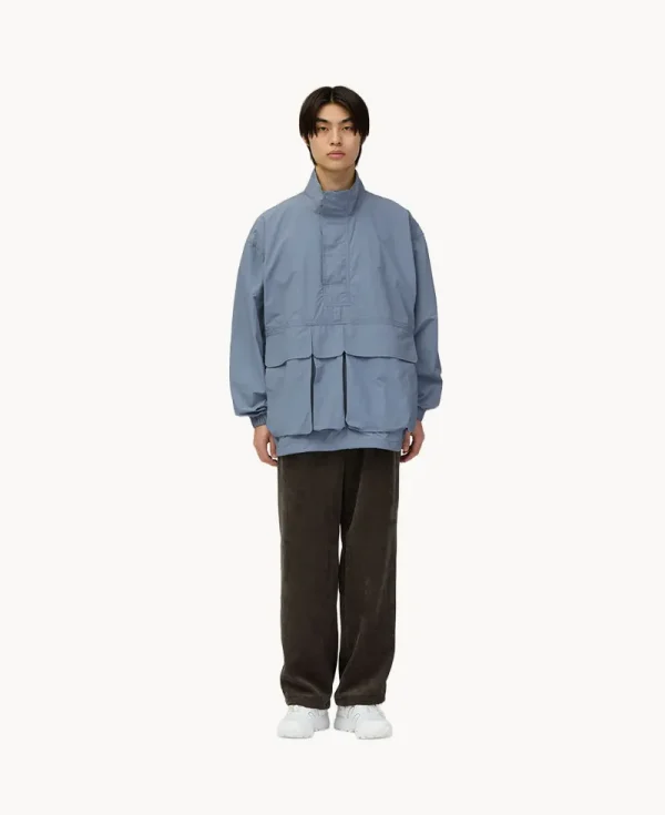 SNOW PEAK Nylon Double Rip Anorak Light Blue