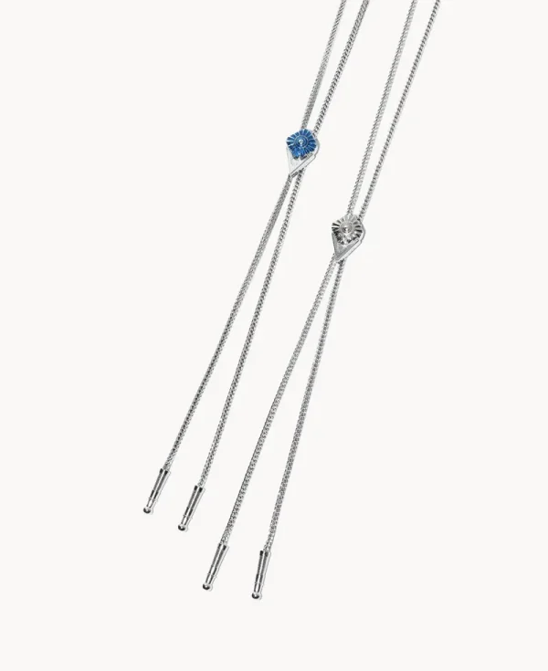 TOGA Concho Loop Tie – Silver