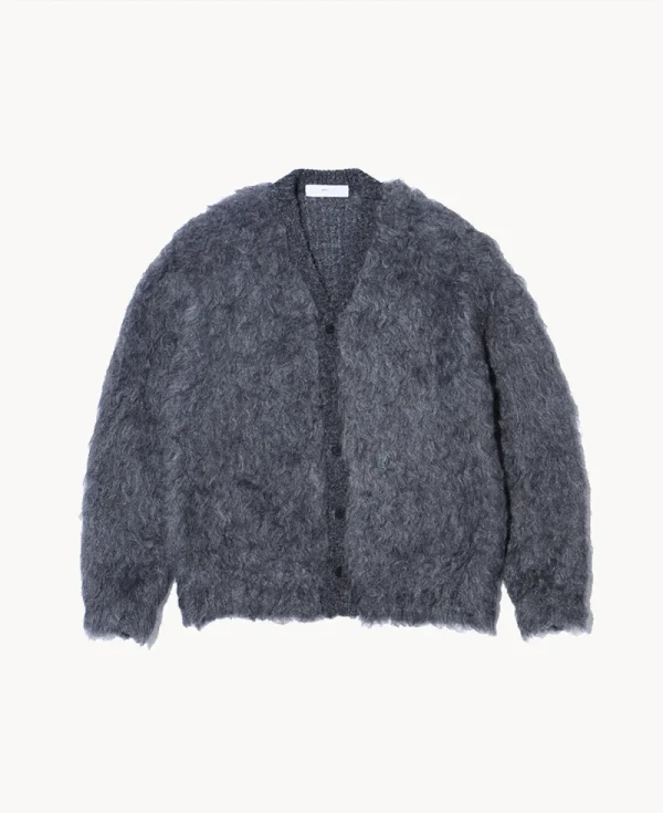 TOGA Shaggy Knit Cardigan – Gray