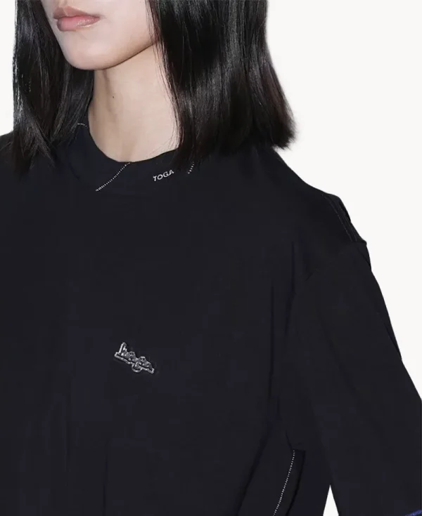TOGA Stitched T-Shirt – Black