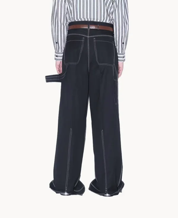 TOGA Twil Painter Pants – Black