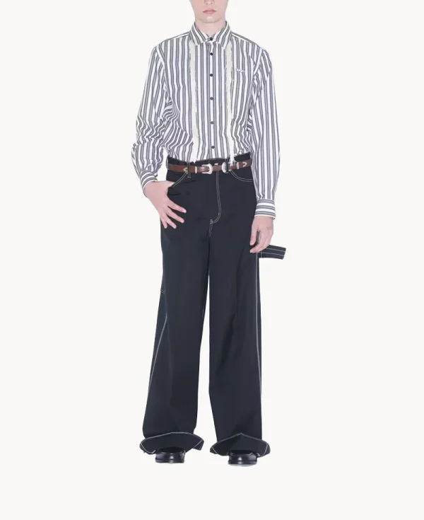 TOGA Twil Painter Pants – Black