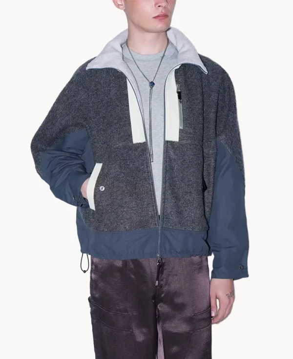 TOGA Wool Jersey Blouson – Gray