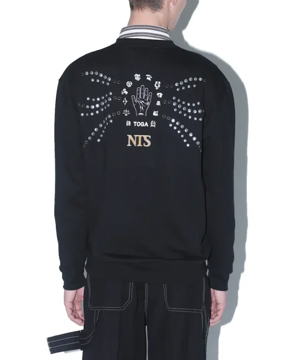 TOGA x NTS Stud Sweatshirt – Light Gray