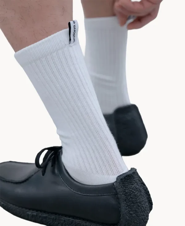 UNIFORM EXPERIMENT 3-Pack Socks – White