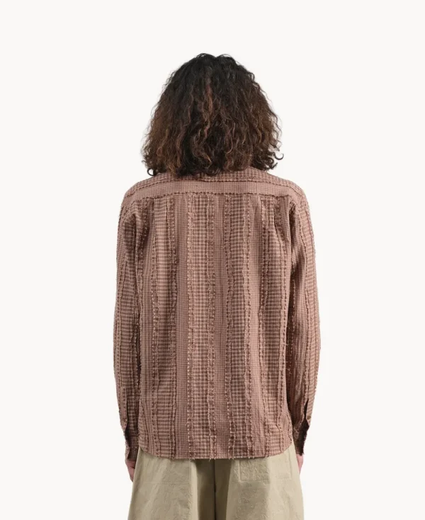 YMC Curtis Shirt – Brown Multi